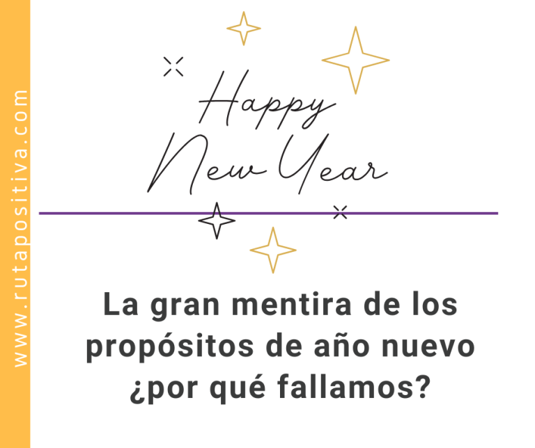 La gran mentira de los propósitos de año nuevo ¿por qué fallamos?